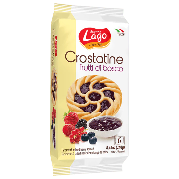 [Best Before: 12/31/2026] Gastone  Lago Wild Berries Crostatine. 8.47 oz