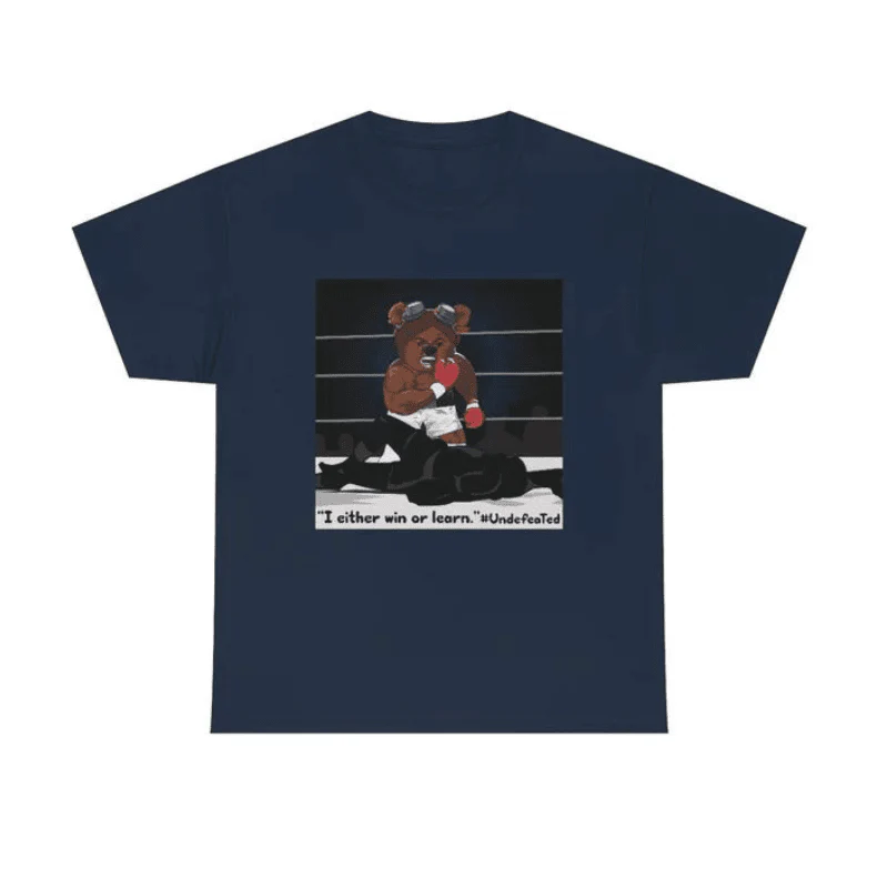 Adventure Ted Boxing - Unisex Heavy Cotton Tee - Image 2