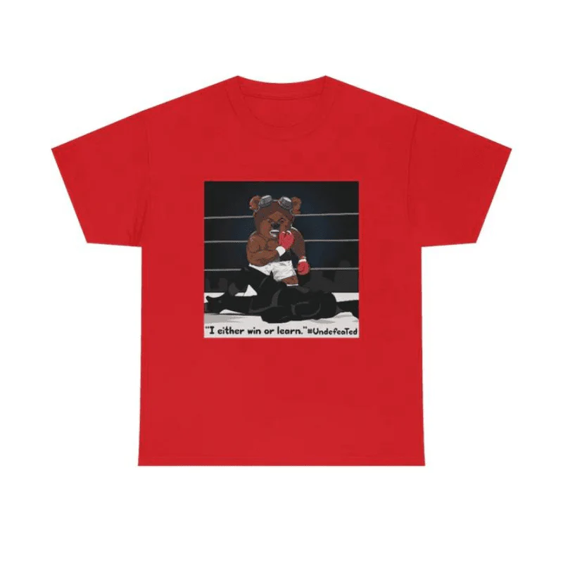 Adventure Ted Boxing - Unisex Heavy Cotton Tee - Image 4