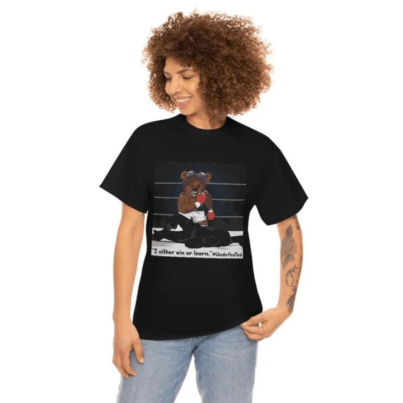 Adventure Ted Boxing - Unisex Heavy Cotton Tee - Image 5