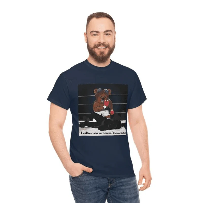 Adventure Ted Boxing - Unisex Heavy Cotton Tee - Image 8