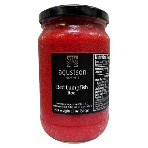Agustson Red Lumpfish Caviar, 12 oz