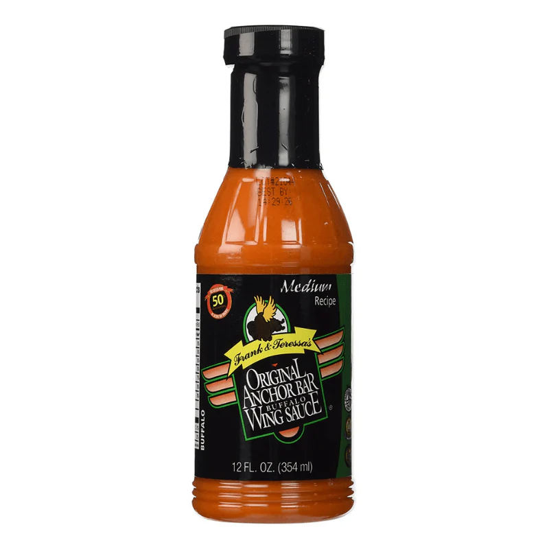 Anchor Bar Medium Buffalo Wing Sauce, 12 oz