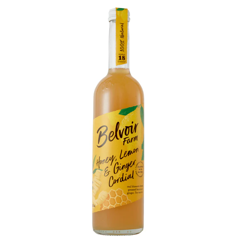 Belvoir Honey, Lemon and Ginger Cordial, 16.9 oz