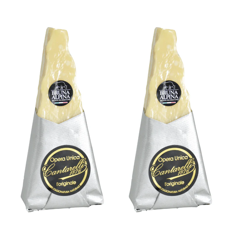 Cantarelli Brown Cow Parmigiano Reggiano Wedge, 10.7 oz (PACK of 2)