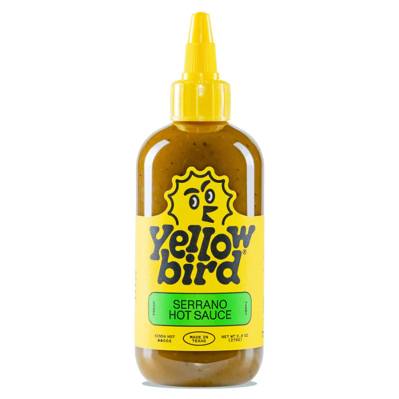 Yellow Bird Serrano Hot Sauce, 9.8 oz