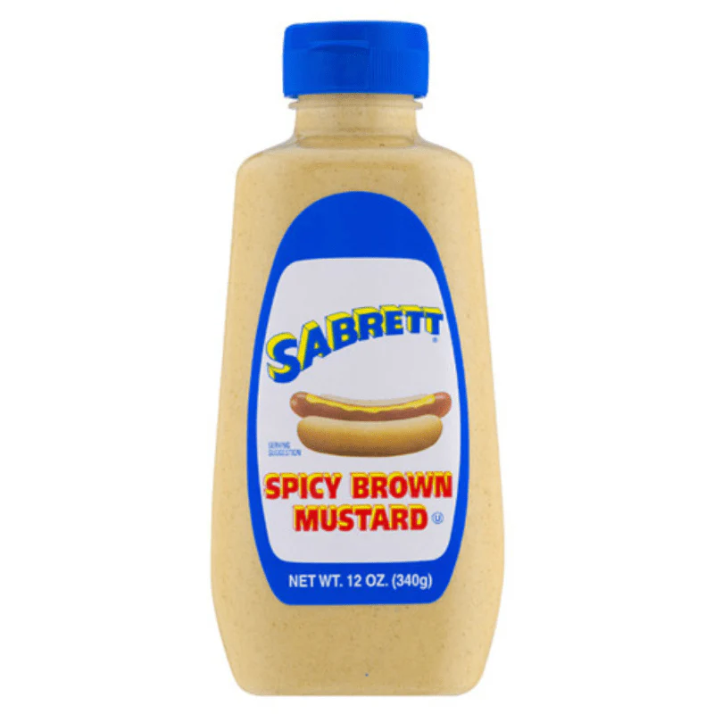 [Best Before: 10/22/2026] Sabrett Spicy Brown Mustard, 12 oz