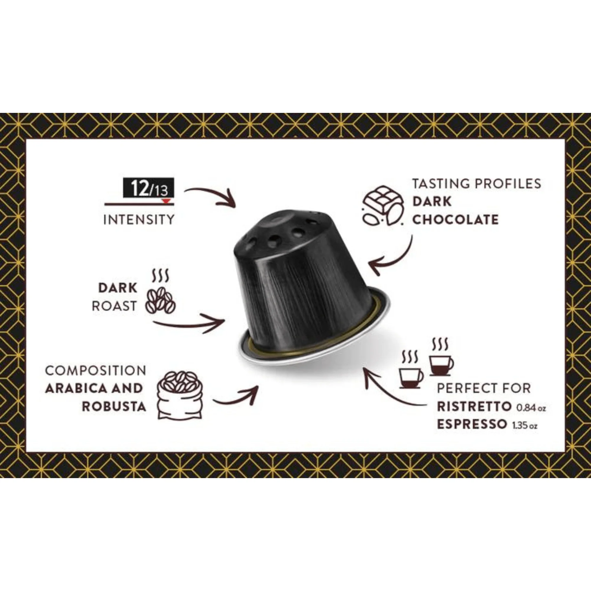 Kimbo Nespresso Compatible Barista Ristretto Aluminum Capsules, 10 Count - Image 3