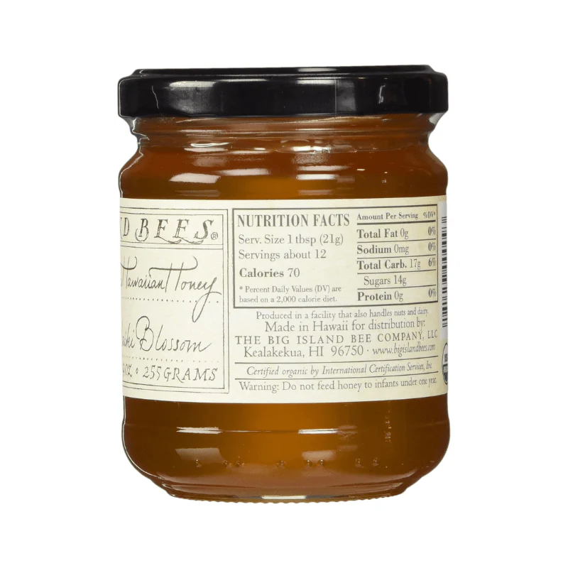 Big Island Bee Organic Ohia Lehua Wilelaiki Blossom Hawaiian Honey, 9 oz - Image 2
