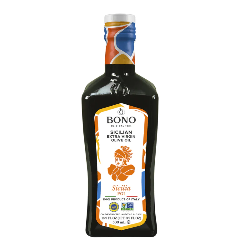 Bono Sicilia PGI Sicilian Extra Virgin Olive Oil, 16.9 oz