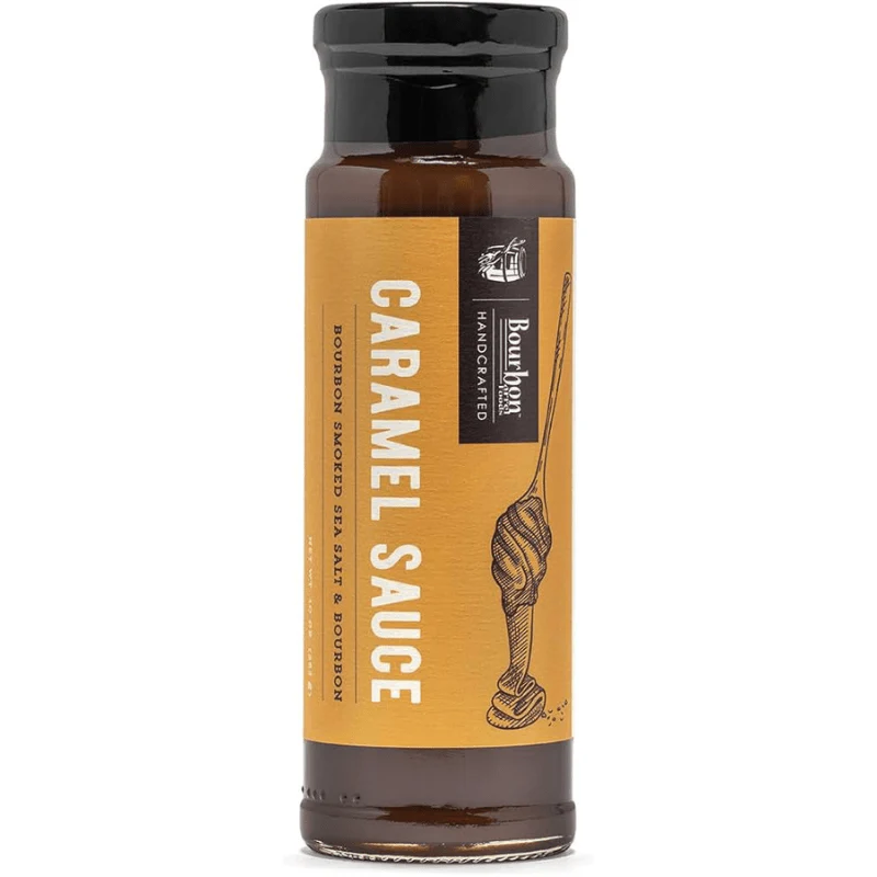 Bourbon Barrel Foods Bourbon Caramel Sauce, 10 oz