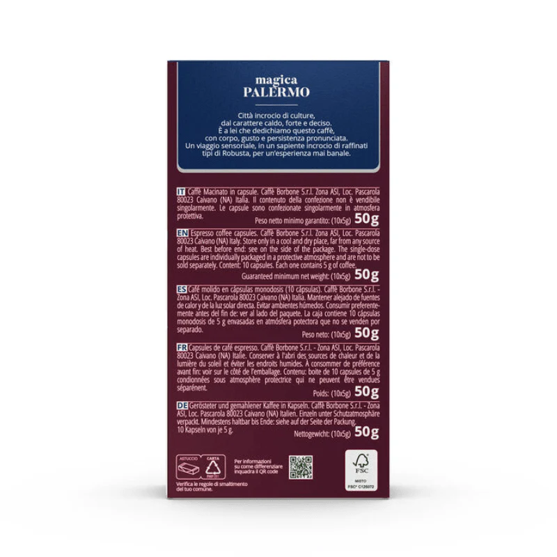 Caffe Borbone Magica Palermo Nespresso Capsules, 10 Count - Image 3