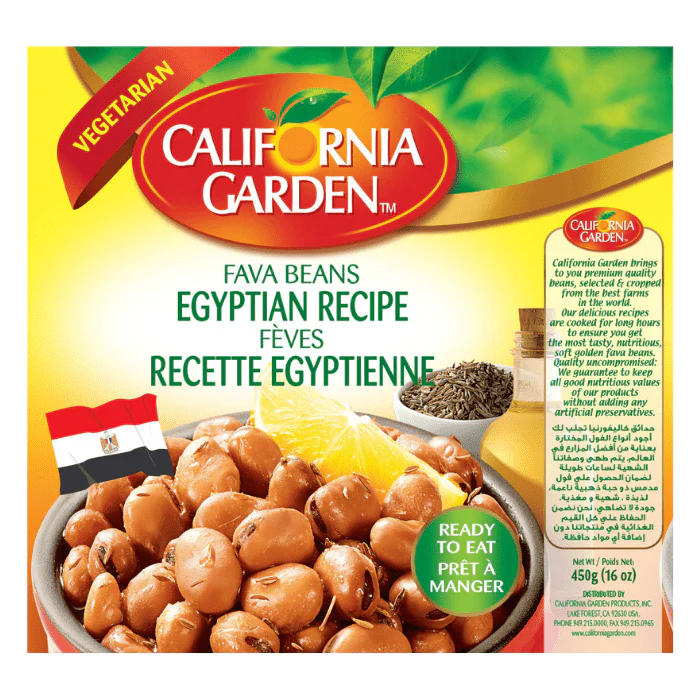 California Garden Egyptian Recipe Ready to Eat Fava Beans, 16 oz - Image 4