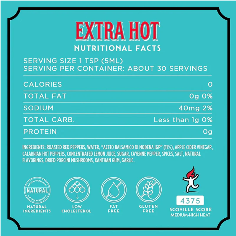 Casa Firelli Italian Extra Hot Sauce, 5 oz - Image 4