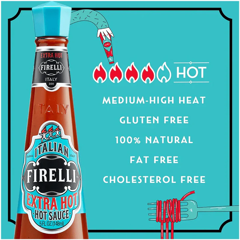 Casa Firelli Italian Extra Hot Sauce, 5 oz - Image 5