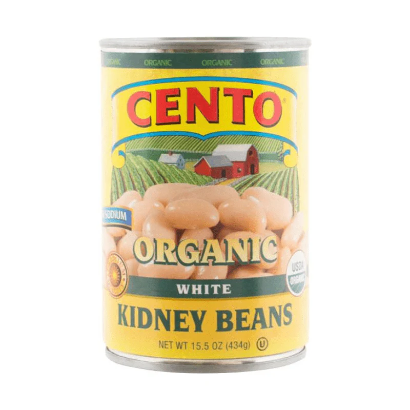 Cento Organic Cannellini White Kidney Beans, 15.5 oz