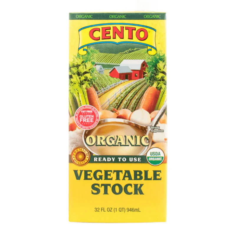 Cento Organic Vegetable Stock, 32 oz