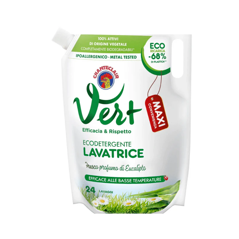 Chanteclair Vert Ecodetergent Lavatrice Washing Machine Refill, 41.4 oz