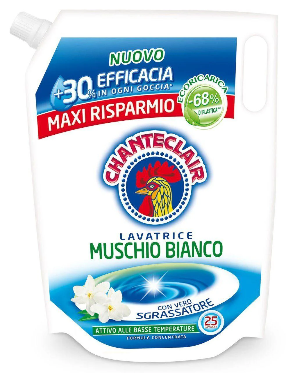 Chanteclair White Musk Classic Washing Machine Detergent Refill, 42 oz