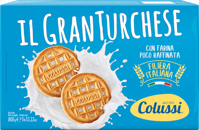 Colussi Il Gran Turchese Shortbread Biscuits, 28 oz (800g)