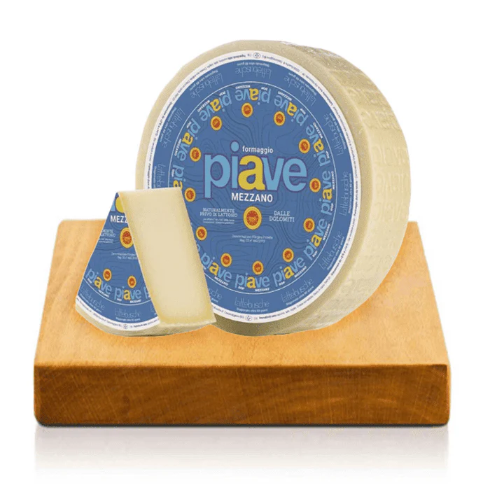 Piave DOP Mezzano 6 Months Aged Cheese, 13 Lbs