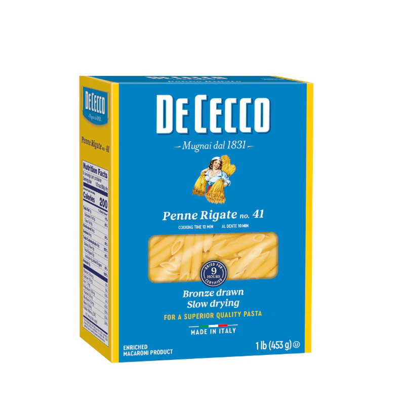 De Cecco #41 Penne Rigate, 1 lb
