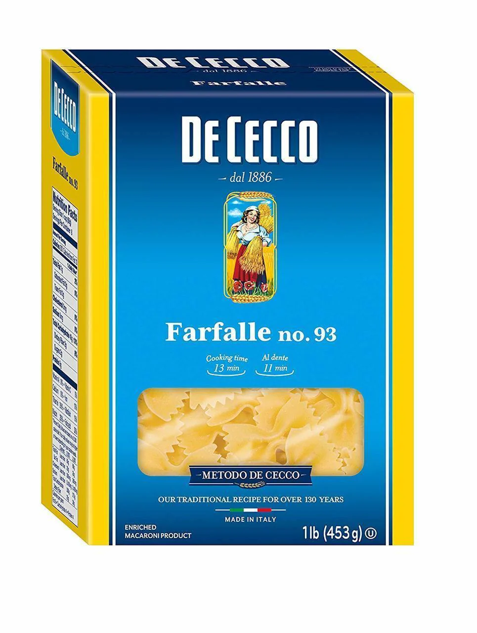 De Cecco #93 Farfalle, 1 lb