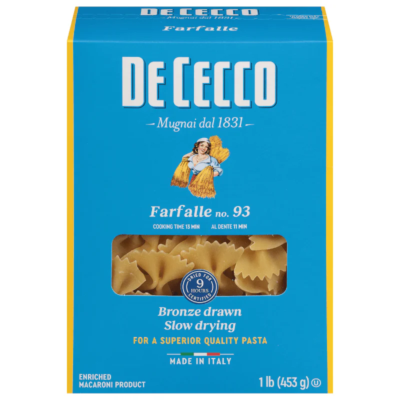 De Cecco #93 Farfalle, 1 lb - Image 2