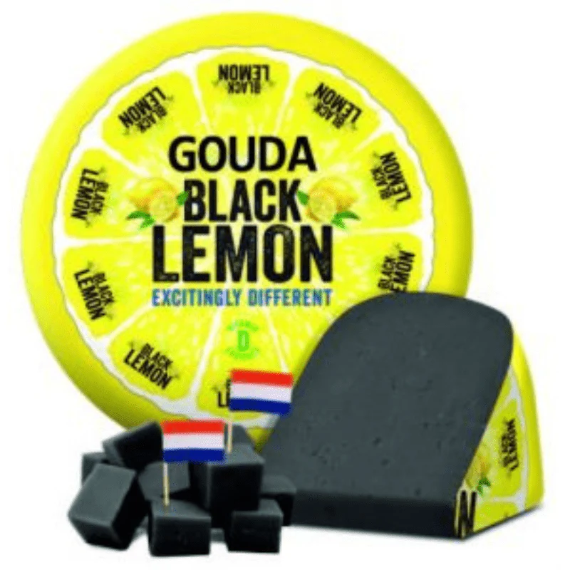Dilano Black Lemon Gouda Cheese Wheel, 10 Lbs - Image 2