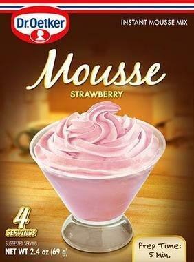 Dr. Oetker Strawberry Mousse, 2.4 oz
