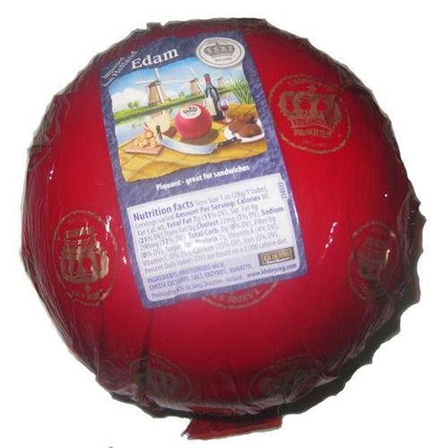 Edam Balls Mild Red Wax, 4.5 lb.
