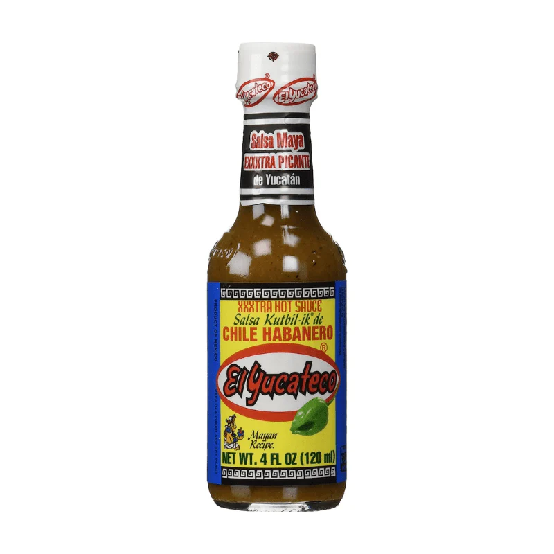 [Best Before: 08/31/2026] El Yucateco Extra Hot Habanero Sauce, 4 oz
