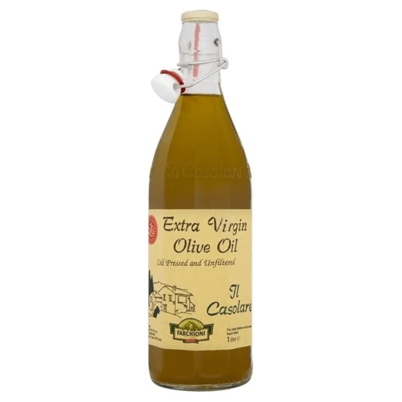 Farchioni Il Casolare Unfiltered Cold Pressed Extra Virgin Olive Oil, 1 Liter