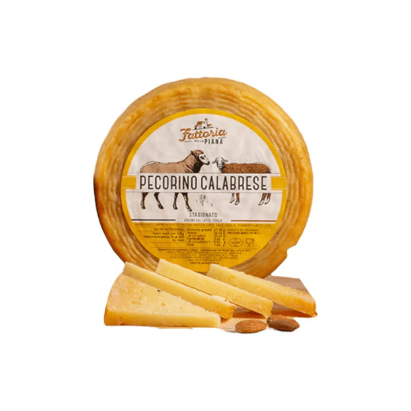 Fattoria Della Piana Pecorino Calabrese, 90 days Aged, 4 Lbs