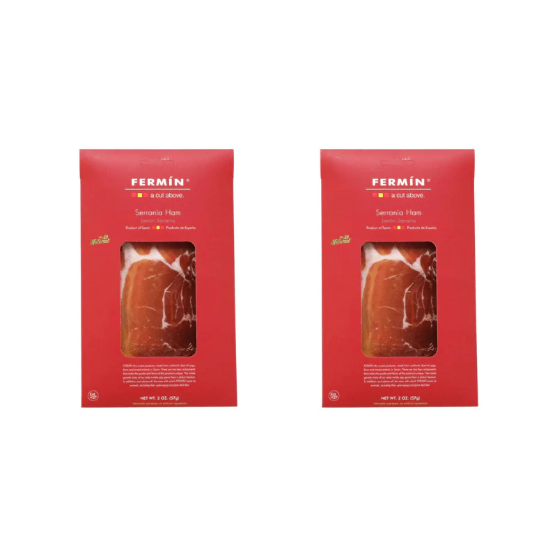 Fermin Serrano Ham Slices 2 Pack, 2 oz [Refrigerate after Opening]