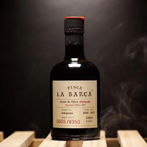 Finca La Barca Smoked Extra Virgin Olive Oil, 8.45 oz - Image 2