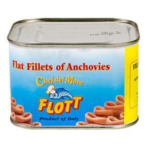Flott Anchovies Fillets in Sunflower Oil, 28 oz - Image 2