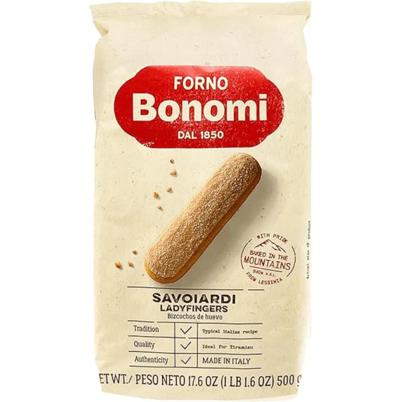 Forno Bonomi Savoiardi Ladyfingers, 17.5oz (500g)