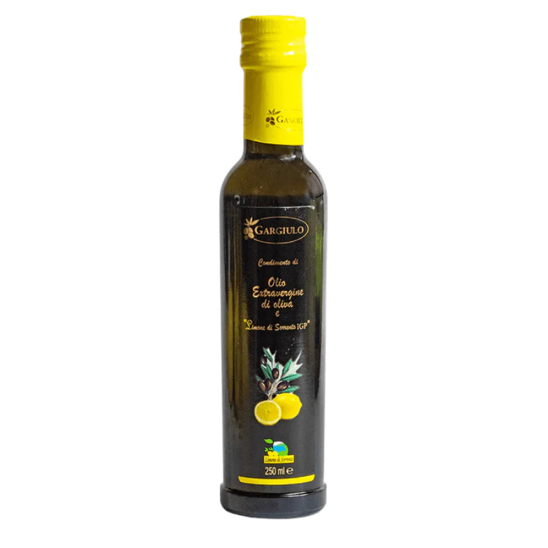 Gargiulo Extra Virgin Olive Oil with Sorrento IGP Lemons Condiment, 8.5 oz