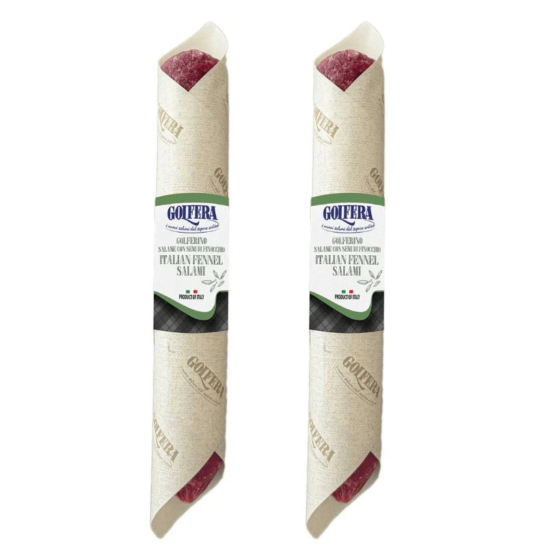 Golfera Golferino Italian Fennel Salamino, 6.6 oz [Pack of 2]