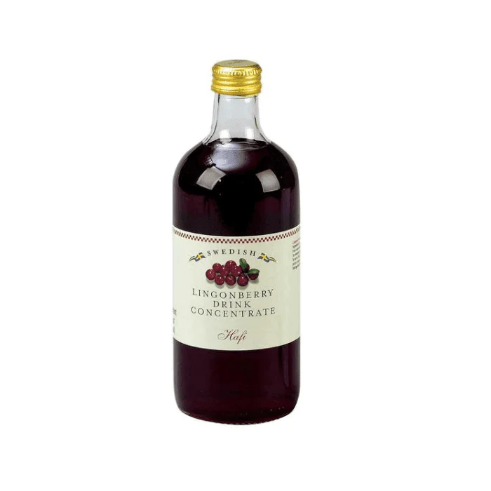 Hafi Swedish Lingonberry Drink Concentrate, 17 oz