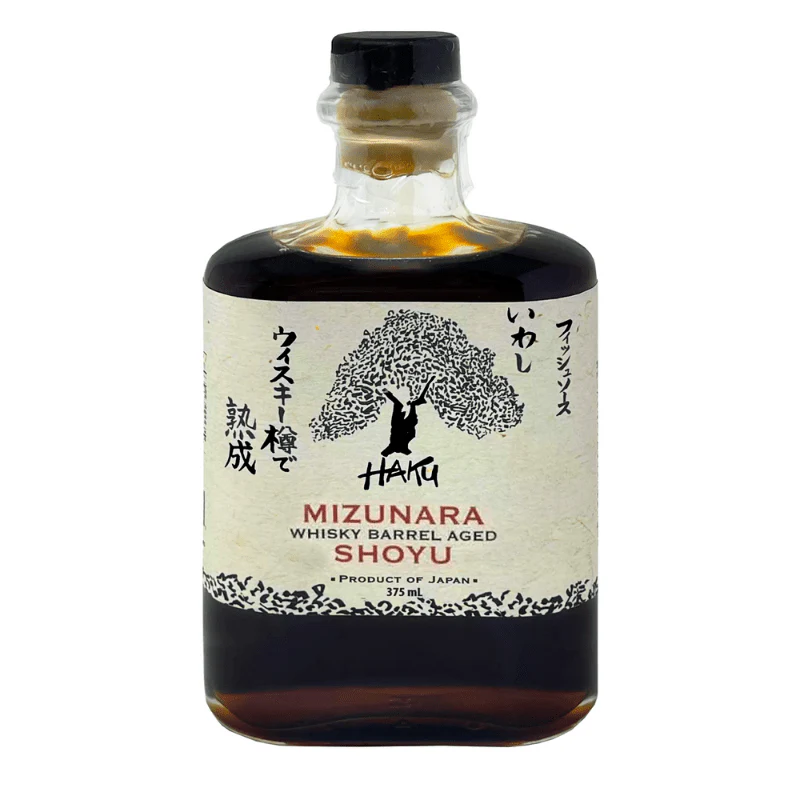 Haku Mizunara Whiskey Barrel Aged Shoyu, 12.68 oz