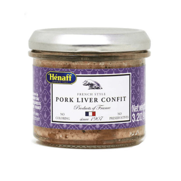 Henaff French Style Pork Liver Confit, 3.2 oz