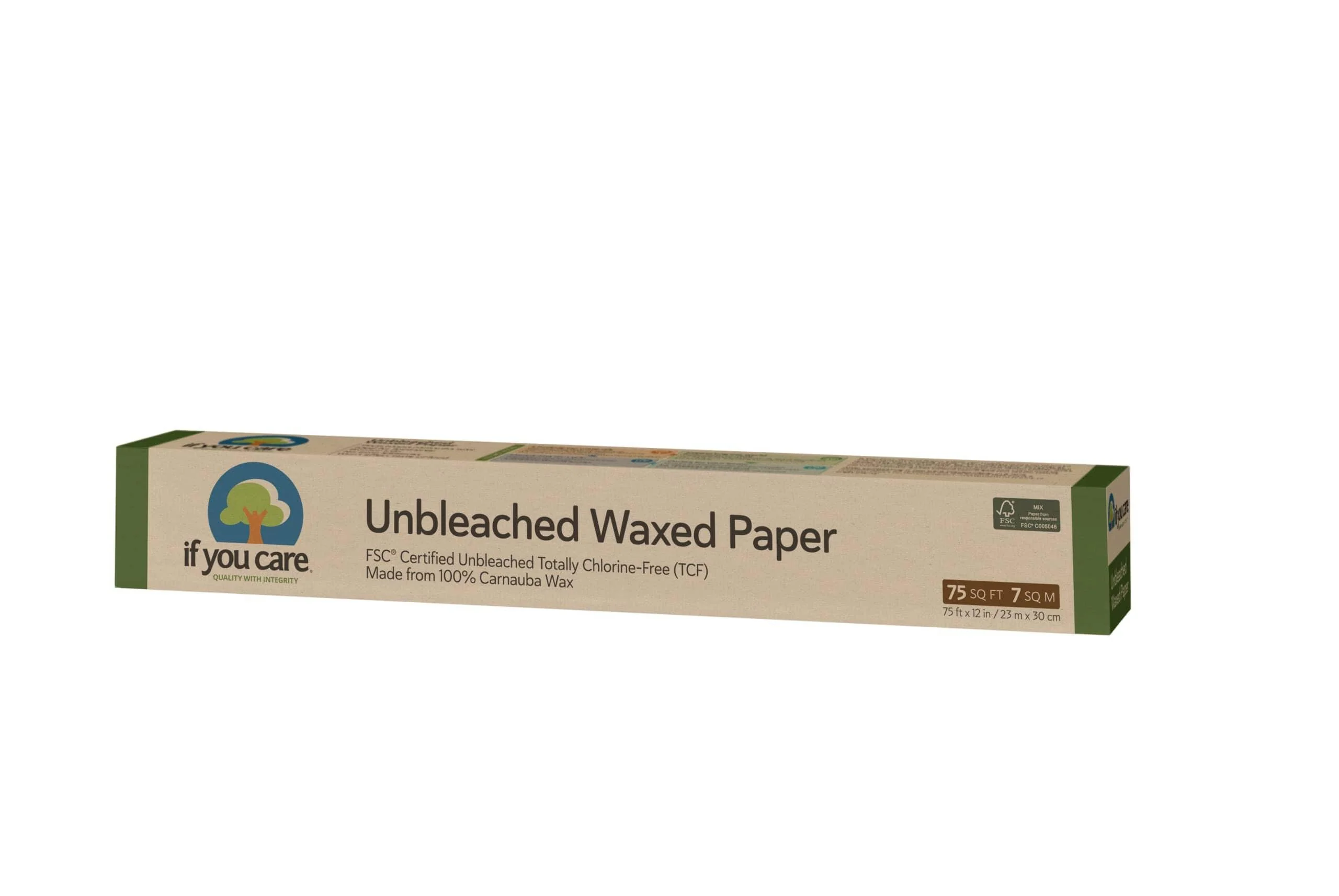 If You Care All Natural Wax Paper - 75-Foot Roll