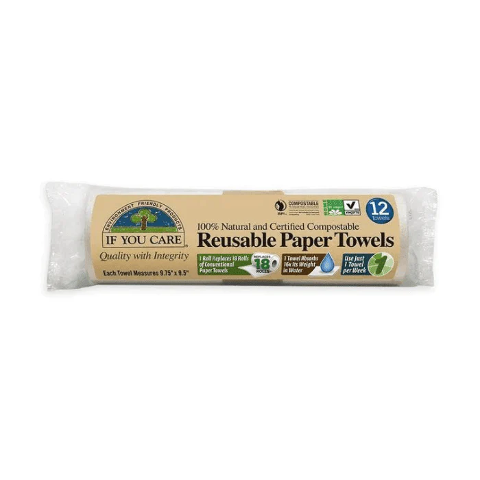 If You Care Reusable Paper Towels, 12 Towels