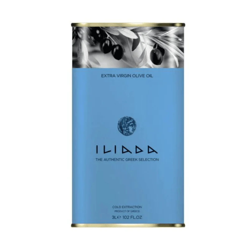 Iliada EVOO Blue Tin 101.4oz - 3 Liters