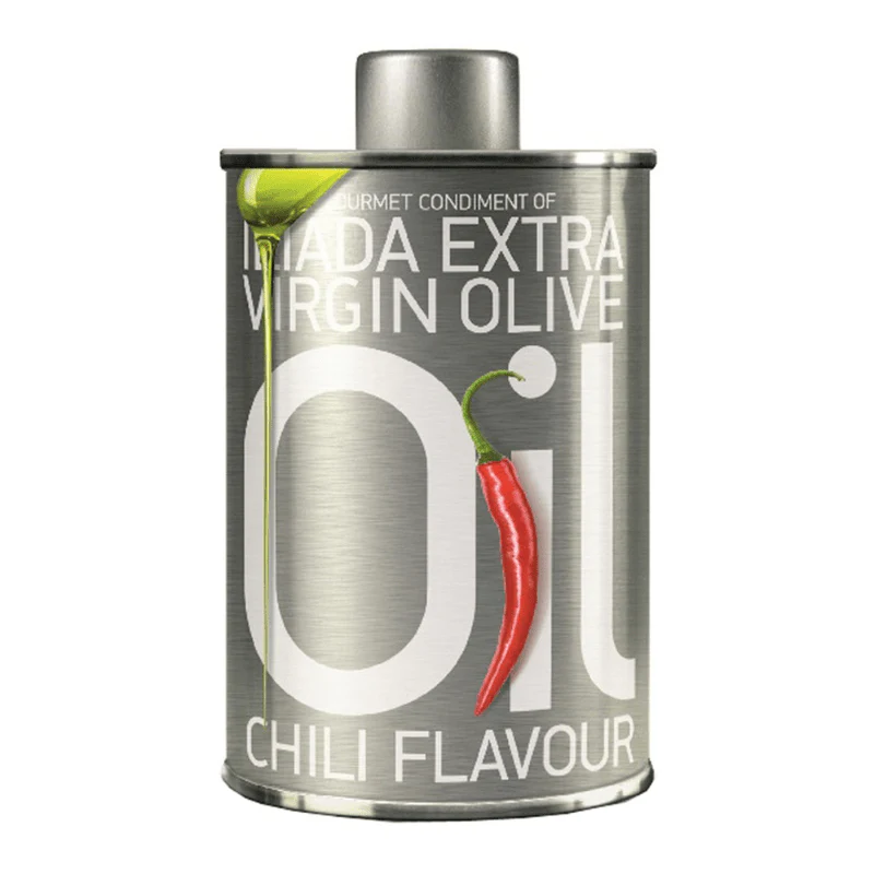 Iliada Extra Virgin Olive Oil Chili Flavour, 250mL