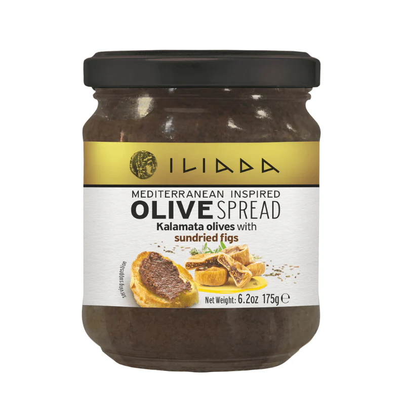 Iliada Kalamata Olives with Sundried Figs Spread, 6.2 oz