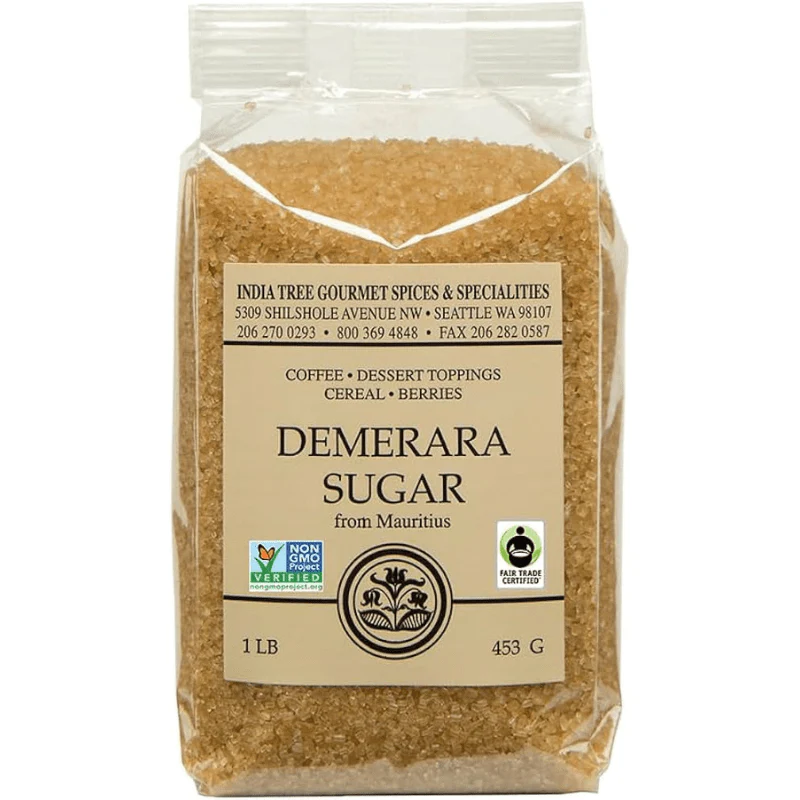 India Tree Demerara Sugar, 1 lb