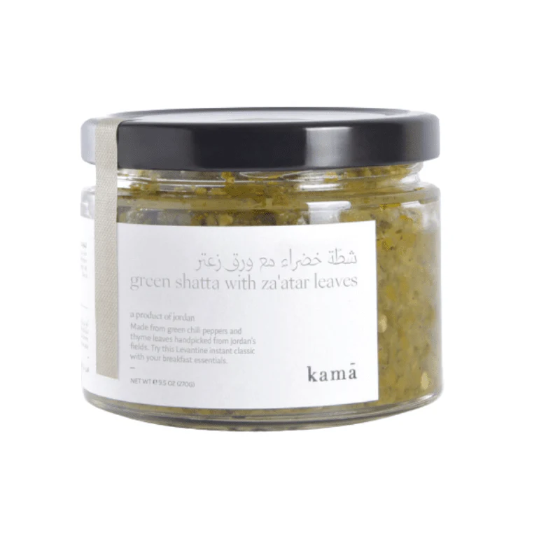 Kama Green Shatta with Za’atar Leaves, 250g